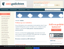 Tablet Screenshot of 1001gedichten.nl